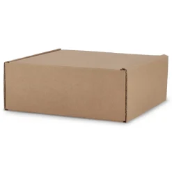 Pudełko na 4 kubki 24.3 x 24.3 x 9.9 cm wykonane na zamówienie / Brązowy LT83220-N0051