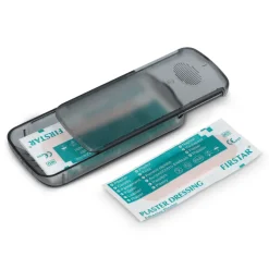 Pudełko z 5 plastrami z polietylenu (56 × 18 mm) / Czarny LT90320-N0002