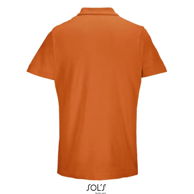 PULSE U NISEX POLO / Pomaranczowy S04502-OR-M