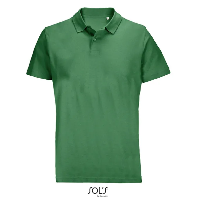 PULSE U NISEX POLO / Zielony S04502-KG-S