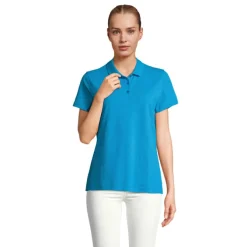 PULSE W OMEN POLO / Aqua S04501-AQ-XL
