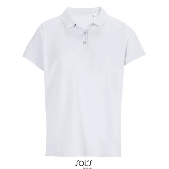 PULSE W OMEN POLO / Bialy S04501-WH-XL