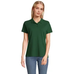 PULSE W OMEN POLO / Ciemno-Zielony S04501-BO-XL