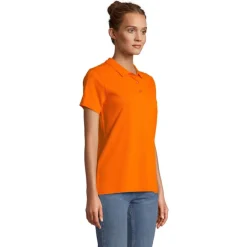 PULSE W OMEN POLO / Pomaranczowy S04501-OR-M