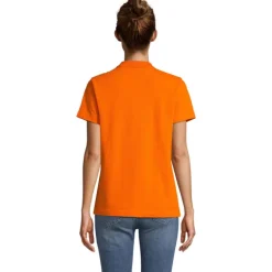PULSE W OMEN POLO / Pomaranczowy S04501-OR-L