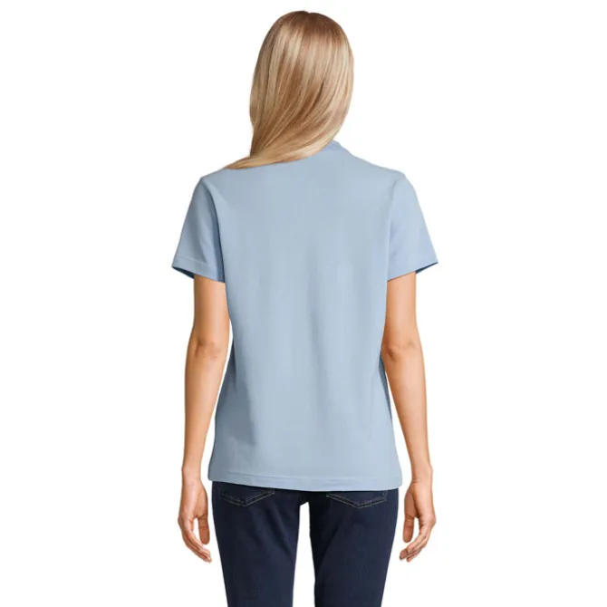 PULSE W OMEN POLO / Sky Blue Pique S04501-SP-M