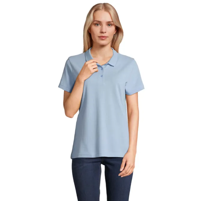 PULSE W OMEN POLO / Sky Blue Pique S04501-SP-M