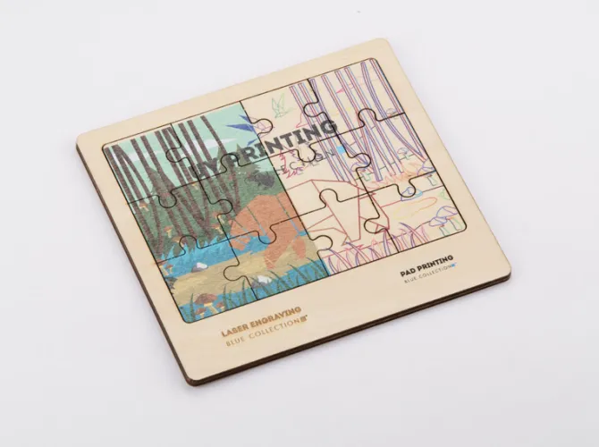 Puzzle drewniane WOODSY / Naturalny 15019-17