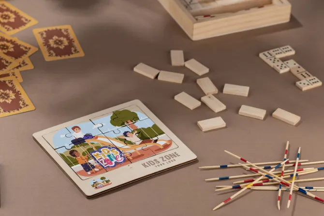 Puzzle drewniane WOODSY / Naturalny 15019-17