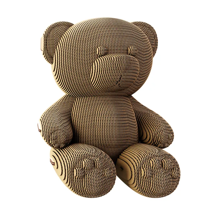 Puzzle kartonowe 3D / Kraftowy CRTN01