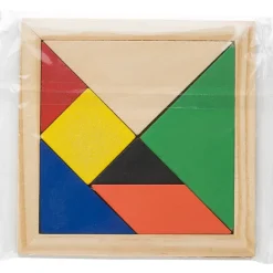 Puzzle tangram, 7 el. / Brązowy V1578-16