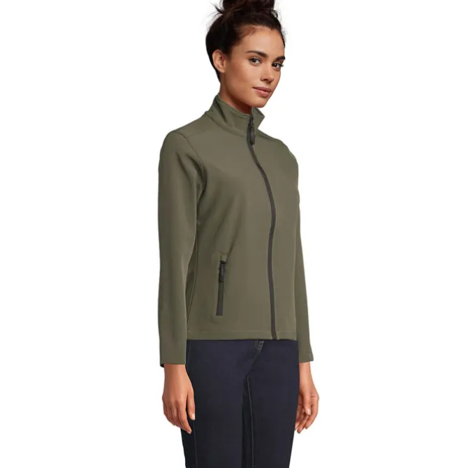 RACE Damskie Softsh. Kurtka / Army S01194-AR-M