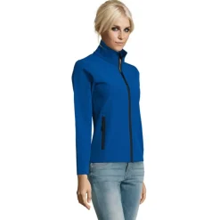 RACE Damskie Softsh. Kurtka / Niebieski S01194-RB-M