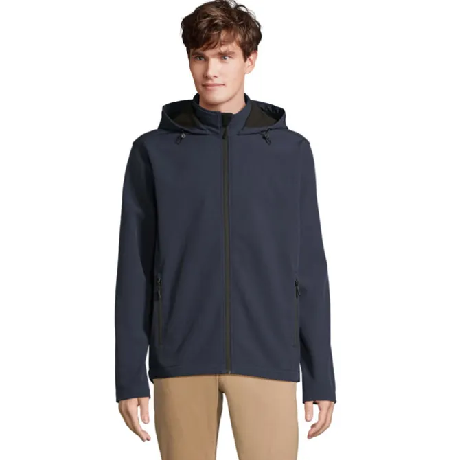 RACE MEN HOODED JACKET / French Navy S04447-FN-S