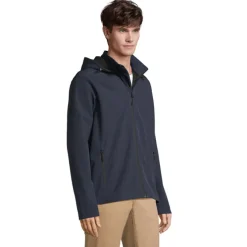 RACE MEN HOODED JACKET / French Navy S04447-FN-XXL