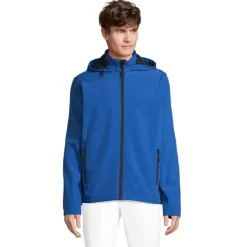 RACE MEN HOODED JACKET / Niebieski S04447-RB-3XL