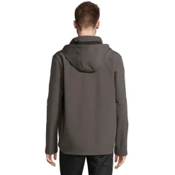RACE MEN HOODED JACKET / Szarość Węgla Drzewnego S04447-CR-XXL