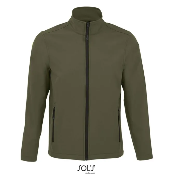 RACE męski softshell / Army S01195-AR-L