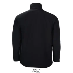 RACE męski softshell / Czarny / Czarny opal S01195-BK-4XL