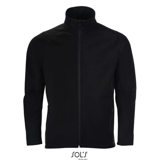 RACE męski softshell / Czarny / Czarny opal S01195-BK-XL