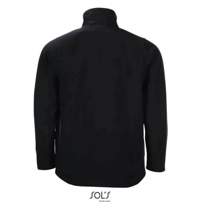 RACE męski softshell / Czarny / Czarny opal S01195-BK-M