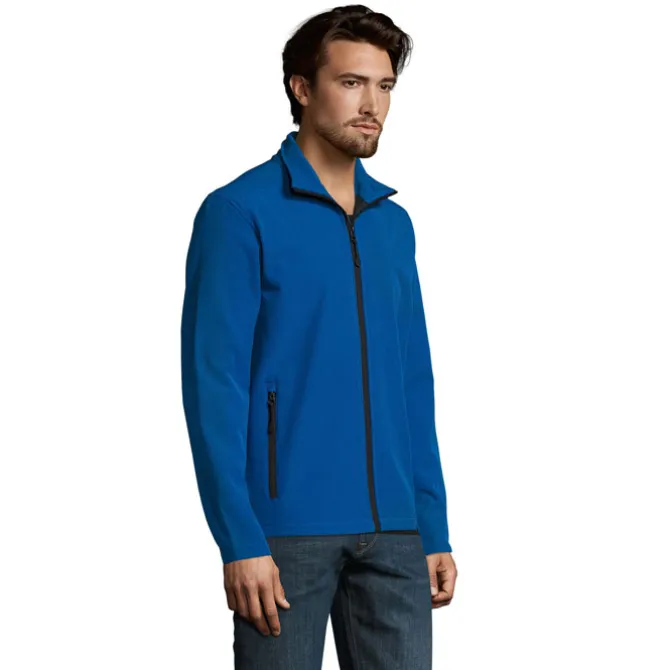 RACE męski softshell / Niebieski S01195-RB-XL