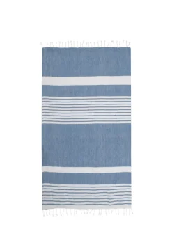 Ręcznik eko ELLA HAMAM 90x170CM, niebieski / Niebieski 5018466-