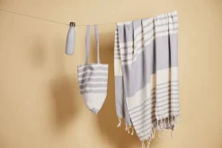 Ręcznik ELLA HAMAM 90x170CM, szary / Szary 5018465-