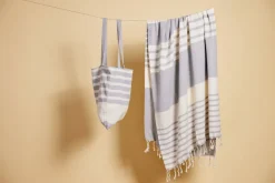 Ręcznik ELLA HAMAM 90x170CM, szary / Szary 5018465-
