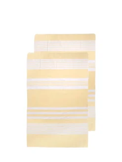 Ręcznik kuchenny ELLA HAMAM 50X70cm, 2-pack, żółty / Żółty 5018464-