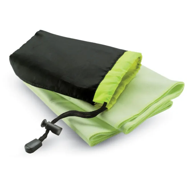 Ręcznik sportowy w etui / Zielony KC6333-09