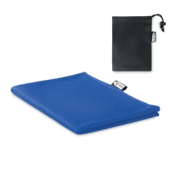 Ręcznik z etui, RPET / Niebieski MO9918-37
