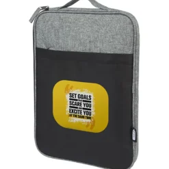 Reclaim 14-calowe etui na laptopa, dwa kolory, z recyklingu z certyfikatem GRS, 2,5 l / Czarny 12065490