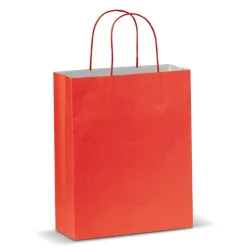 Średnia torba papierowa Eco 120g/m² / Ciemnoniebieski LT91717-N0010