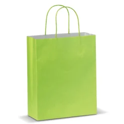 Średnia torba papierowa Eco 120g/m² / Jasnozielony LT91717-N0032