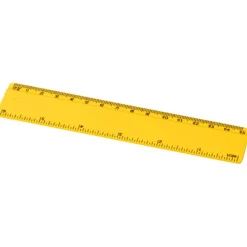 Refari linijka z tworzywa sztucznego pochodzącego z recyklingu o długości 15 cm / Czerwony 21046721