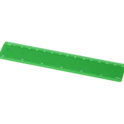 Refari linijka z tworzywa sztucznego pochodzącego z recyklingu o długości 15 cm / Czarny 21046790