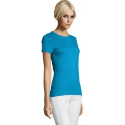 REGENT Damski T-Shirt 150g / Aqua S01825-AQ-XXL