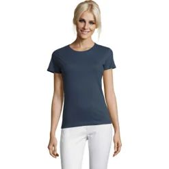REGENT Damski T-Shirt 150g / Denim S01825-DM-L