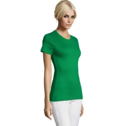 REGENT Damski T-Shirt 150g / Zielony S01825-KG-L