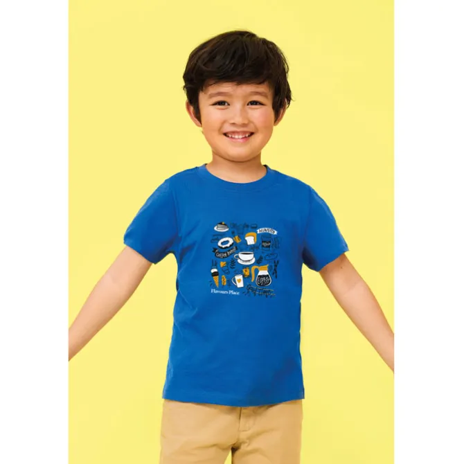 REGENT Dziecięcy T-SHIRT / Błękitny S11970-SK-L