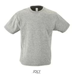 REGENT Dziecięcy T-SHIRT / Szary melanż S11970-GM-L
