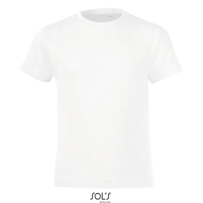 REGENT F Dziecięcy T-SHIRT / Biały S01183-WH-L