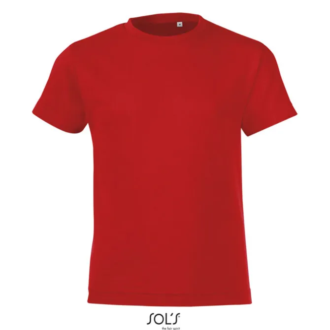 REGENT F Dziecięcy T-SHIRT / Czerwony S01183-RD-3XL