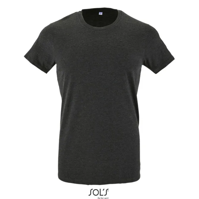 REGENT F Męski T-Shirt 150g / Charcoal melange S00553-CE-L