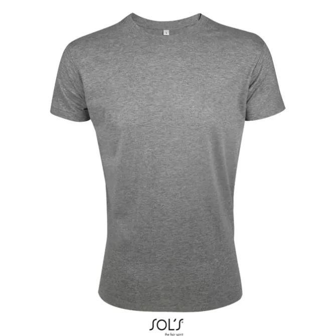 REGENT F Męski T-Shirt 150g / Szary melanż S00553-GM-XS