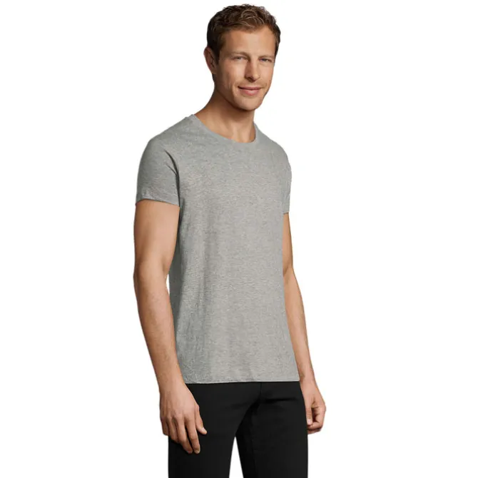 REGENT F Męski T-Shirt 150g / Szary melanż S00553-GM-XS