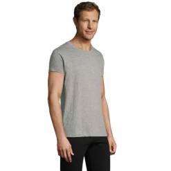 REGENT F Męski T-Shirt 150g / Szary melanż S00553-GM-M