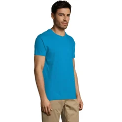 REGENT UNISEX T-SHIRT 150g / Aqua S11380-AQ-L