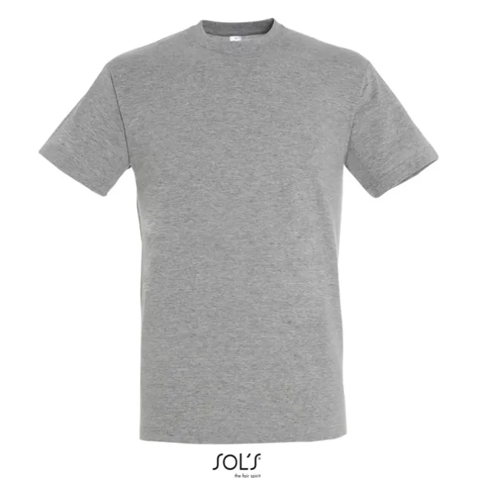 REGENT UNISEX T-SHIRT 150g / Szary melanż S11380-GM-XXL